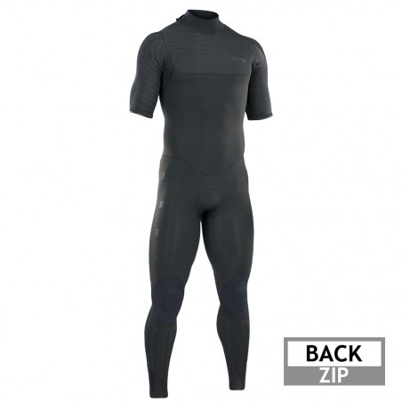 COMBINAISON ION SEEK CORE 4/3 BACKZIP MANCHES COURTES 2023 NOIR