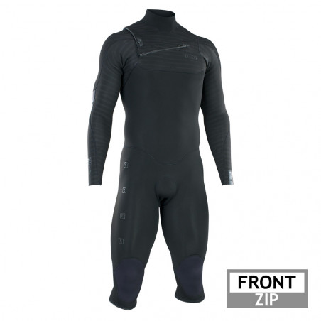 SHORTY ION SEEK CORE OVERKNEE 4/3 FRONTZIP MANCHES LONGUES 2023 NOIR