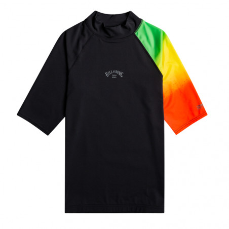 Lycra Billabong Contrast printed manches courtes rasta