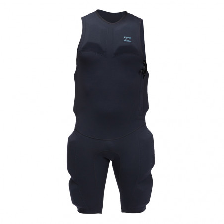 Shorty John Impact Billabong sidezip noir