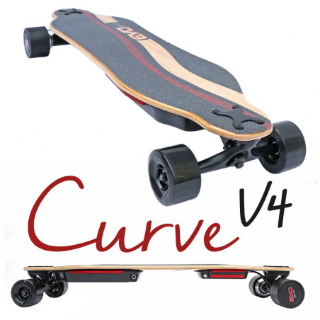 SKATEBOARD ELECTRIQUE EVO SPIRIT CURVE V4 VERSION SPORT