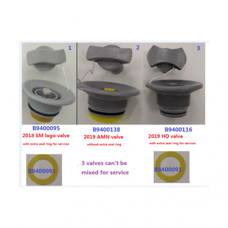 VALVE DE GONFLAGE POUR PADDLE AQUA MARINA B9400116 