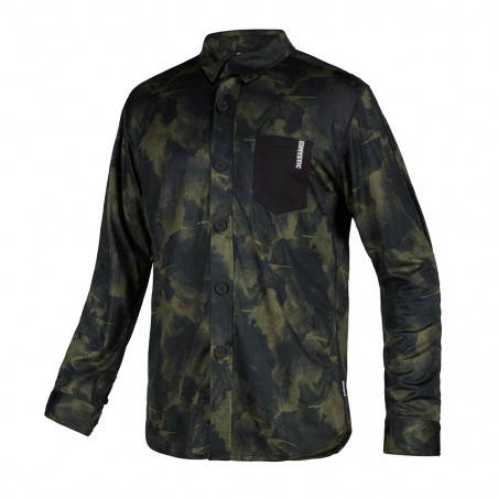 WETSHIRT CHEMISE MYSTIC SHRED BLOUSE MANCHES LONGUES VERT