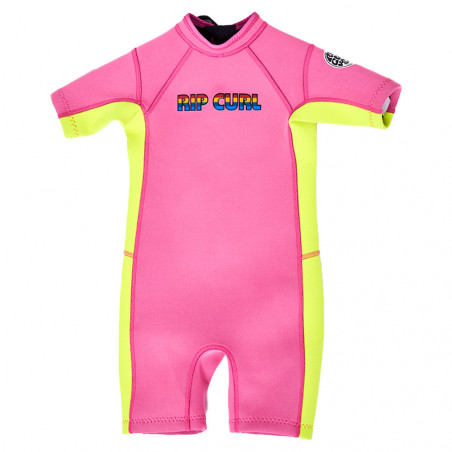 SHORTY ENFANT RIP CURL OMEGA 1.5MM BACKZIP 2023 ROSE