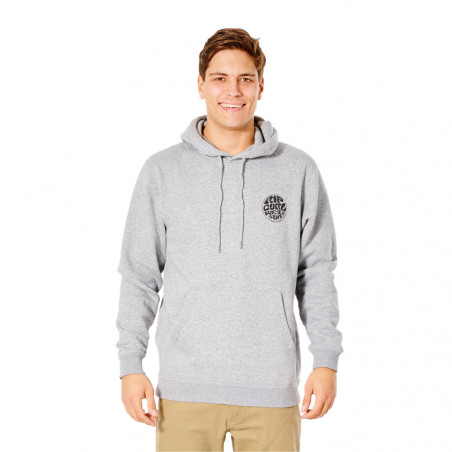 Sweat à capuche Icon Gris chiné Rip Curl