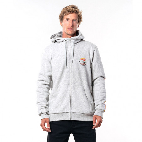 VESTE A CAPUCHE RIPCURL WARMAMA GRIS