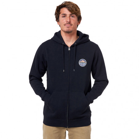 VESTE ZIP RIPCURL HORIZION NOIR