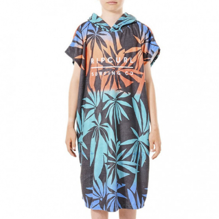 PONCHO RIPCURL ENFAN TPRINT BLACK M/L