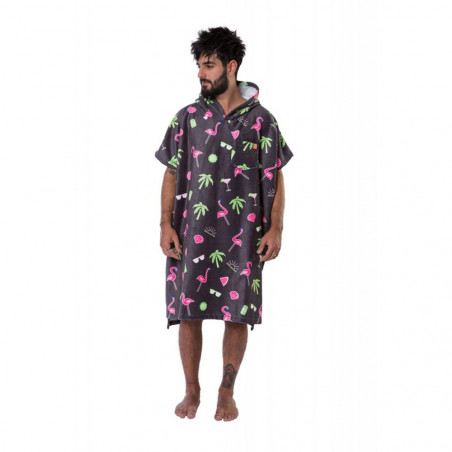 PONCHO AFTER ESSENTIALS PARADISE ANTHRACITE TU