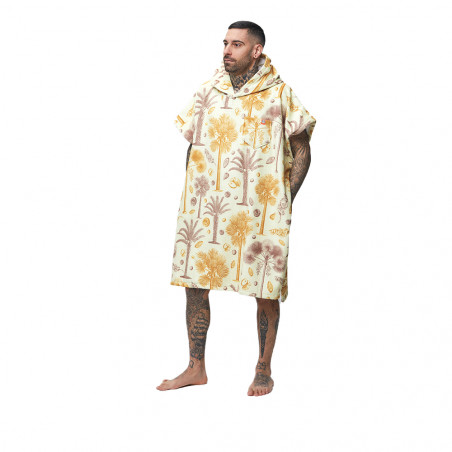 PONCHO AFTER ESSENTIALS BOTANICAL LINEN 