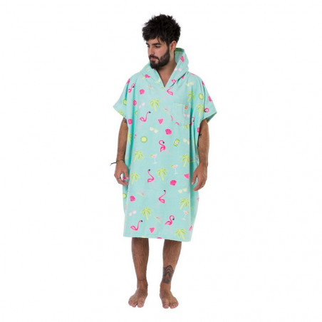 PONCHO AFTER ESSENTIALS PARADISE ICE BLEU 