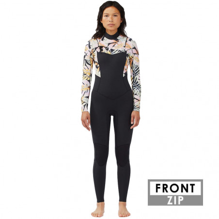 Combinaison Femme Billabong Salty Dayz 3/2 frontzip noir