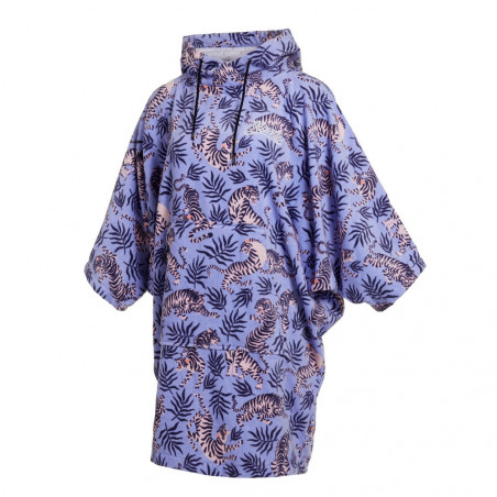 Poncho Femme Mystic Lilas O/S