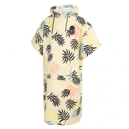 Poncho Mystic Velours AOP jaune 