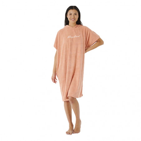 PONCHO RIPCURL SCRIPT PEACH 