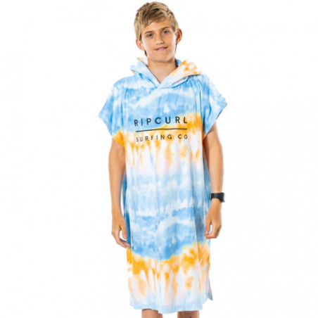 PONCHO RIPCURL ENFAN TPRINT BLUE/WHITE M/L