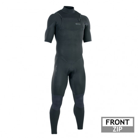 COMBINAISON ION SEEK ELEMENT 2/2 FRONTZIP MANCHES COURTES NOIR
