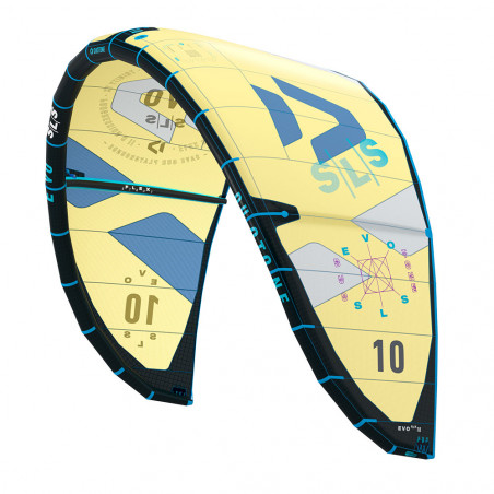 Aile de Kitesurf Duotone Evo SLS Jaune/Gris 2022