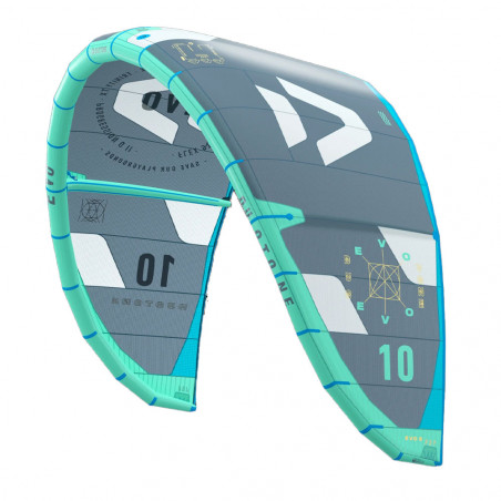 AILE DE KITESURF DUOTONE EVO 2023 MENTHE/GRIS