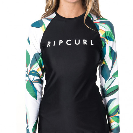 LYCRA RIP CURL BLANCO BAY RELAXED FEMME MANCHES LONGUES