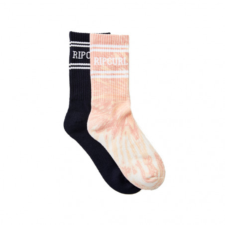 CHAUSSETTES RIP CURL RUN SWIM SURF - PACK DE 2 TU