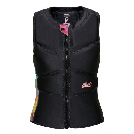 Gilet Impact Femme Kitesurf Mystic Ruby frontzip 2023 gris