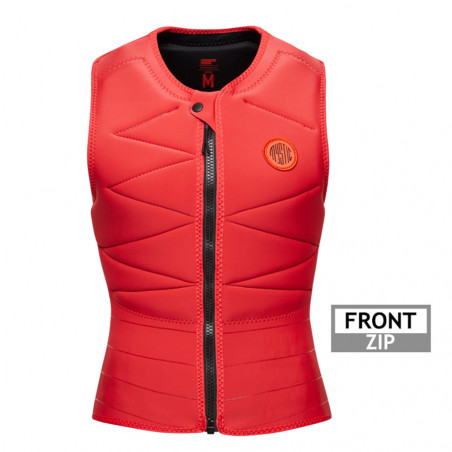 GILET IMPACT FEMME MYSTIC RUBY FRONTZIP 2024 SUNSET RED