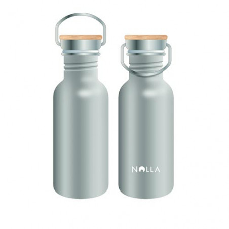 GOURDE NOLLA INOX 500 ML ARGENT 