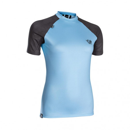 LYCRA ION RASHGUARD FEMME SS SKY BLEU