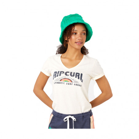 T-SHIRT FEMME RIPCURL DAYBREAK V GRIS