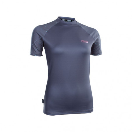 LYCRA ION FEMME MANCHES COURTES BLEU