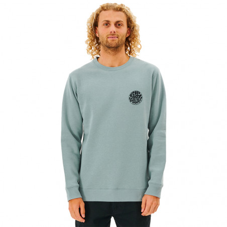 SWEAT RIPCURL ICON CREW BLEU