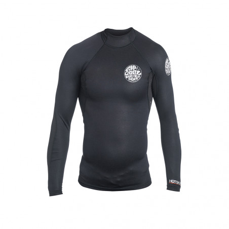 Top néoprène Rip Curl Hot Skin 0.5mm manches longues 2022 noir