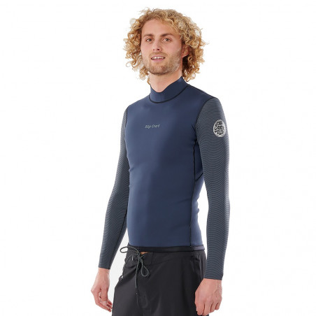 Top Néoprène RIPCURL DAWN PATROL REVERSIBLE 1.5 ECO GRIS/NOIR