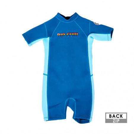 SHORTY ENFANT RIP CURL OMEGA 1.5MM BACKZIP 2023 BLEU