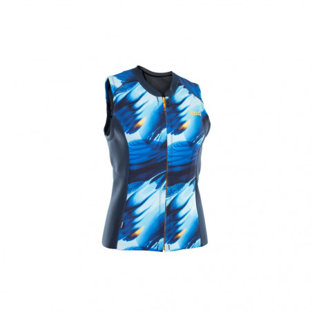 TOP NEOPRENE ZIP ION NEO TOP 1.5 FEMME BLEU CAPSULE