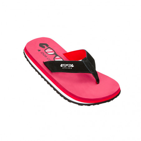 TONGS COOL SHOE ORIGINAL RIO NOIR/ROUGE