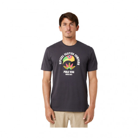 T-SHIRT RIPCURL DESTI ANIMALS NOIR