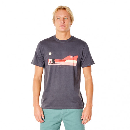 T-shirt Drifter Noir Rip Curl