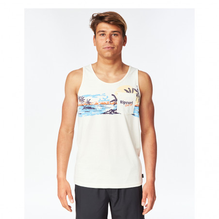 T-shirt Busy Session Beige Rip Curl