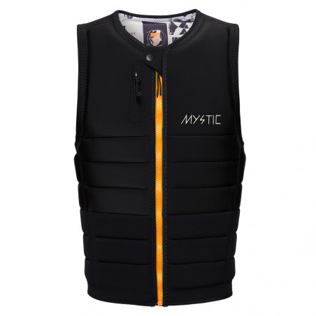 GILET IMPACT MYSTIC DOMINIK HERNLER PRO MODEL FRONTZIP NOIR