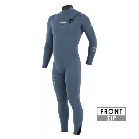 COMBINAISON MANERA X10 METEOR FRONTZIP 4/3 PEWTER