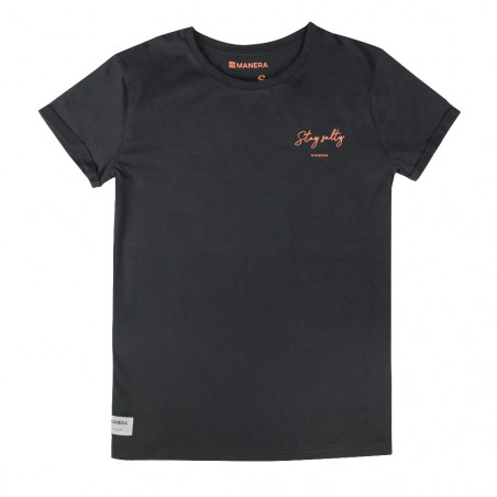 T-SHIRT MANERA FEMME 2022 GRIS FONCE