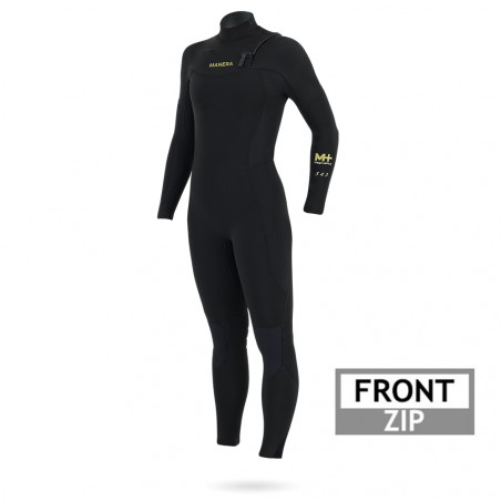 COMBINAISON FEMME MANERA MAGMA 5/4/3 FRONTZIP NOIR