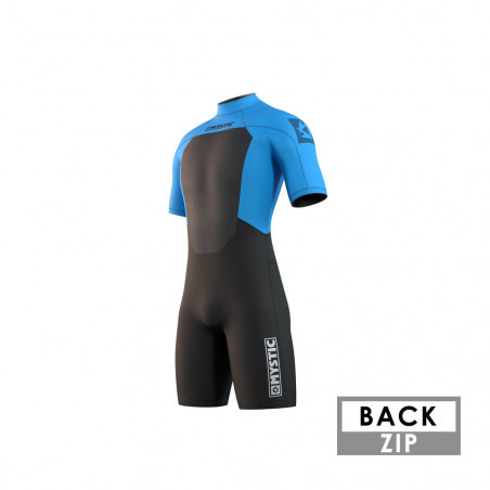 SHORTY MYSTIC BRAND 3/2 BACKZIP BLEU 2023