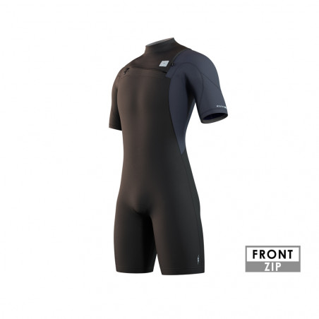 SHORTY MYSTIC MARSHALL 3/2MM FRONTZIP 2023 NOIR