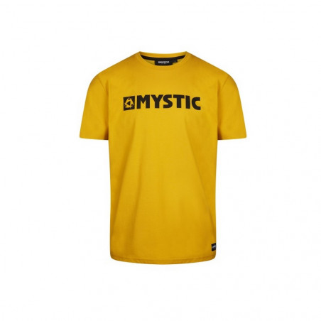 T-SHIRT MYSTIC BRAND JAUNE S