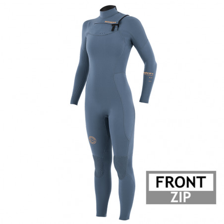 COMBINAISON FEMME MANERA SEAFARER+ 3/2 FRONTZIP PEWTER