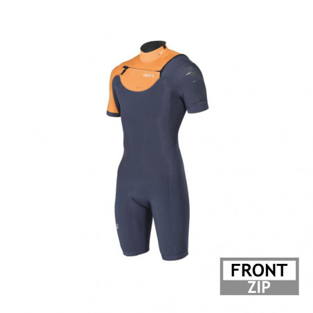 Shorty Manera Meteor X10 2mm Frontzip Slate Black / Orange XS