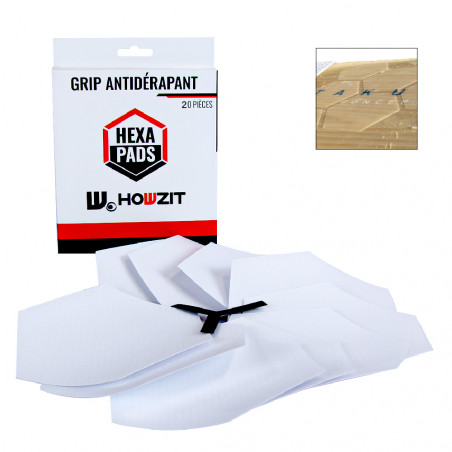 Grip de traction SURF antidérapant Hexapads Howzit - 20 pcs 